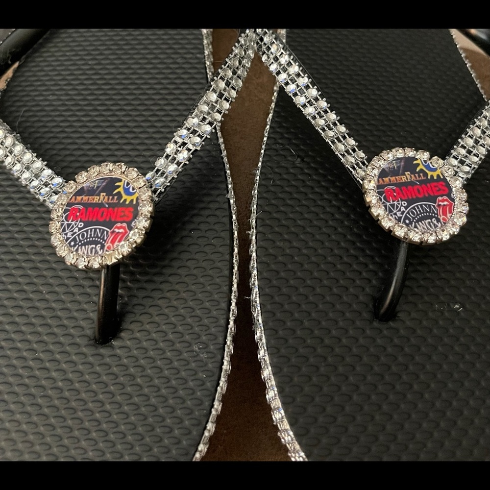 Ramones flip flops